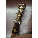 1972 SWISS ARMY MAP CASE / HANDBAG - solid brass strap hardware