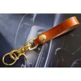 Baker's oak bark key ring / key loop