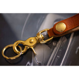 Baker's oak bark key ring / key loop