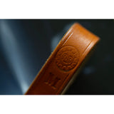 Baker's oak bark key ring / key loop - maker's mark and monogram