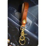 Baker's oak bark key ring / key loop