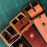 The Garrison - Handmade Veg Tan Leather Garrison Belt
