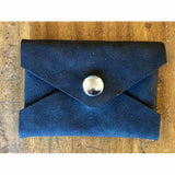 Envelope Card Wallet - Black goat skin
