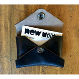 Envelope Card Wallet - Black Horween