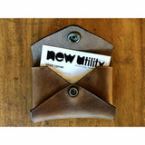 Envelope Card Wallet - Brown Horween