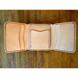 The Goldstar: Classic Leather Tri-Fold Wallet