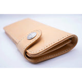 The Duke: Large Bi-Fold Italian Leather Biker Wallet