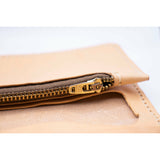 The Duke: Large Bi-Fold Italian Leather Biker Wallet