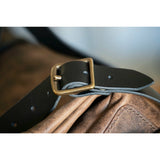 Roughneck Duffel - Antique Brass hardware. Lamport black leather strap