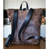 No. 37: The Explorer - Buffalo Leather Roll-Top Rucksack