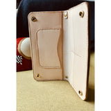 New Utility Clothing - Natural Veg Tan Biker Wallet
