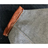 New Utility - Selvedge Denim Tote Bag - suede bias binding and felled seams