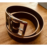 The Garrison - Handmade Veg Tan Leather Garrison Belt