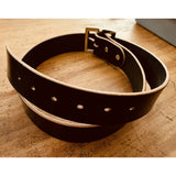 The Garrison - Handmade Veg Tan Leather Garrison Belt