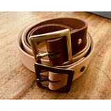 The Garrison - Handmade Veg Tan Leather Garrison Belt