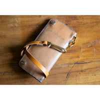 Leather Wallet Tether with an Ace wallet