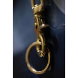 Baker's oak bark key ring / key loop - Japanese split ring