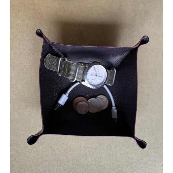 The Gally: Handmade Leather Valet Tray / Vide Poche