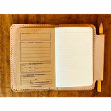 The Foucault: Handmade Leather Field Notes Case - Comes with Field Notes & Free Pen