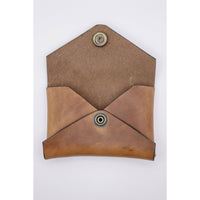 Envelope Card Wallet - Brown Horween