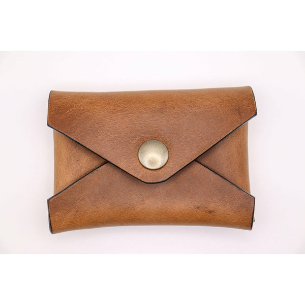 Envelope Card Wallet - Brown Horween