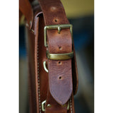 Messenger bag - solid brass buckle & keeper