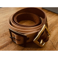 The Garrison - Handmade Veg Tan Leather Garrison Belt